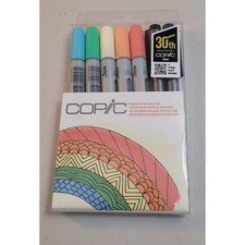 Copic Ciao Rainbow Doodle Kit 5 Markers 2 Fine liners 30th Anniversary