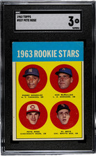 1963 Topps  High # Pete Rose #537 (RC) SGC 3 Freshly graded. Nicer than some 5's