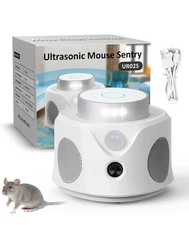 Ultrasonic Auto Detect Pest Rodent Mouse Repellent for House RV Attic Warehouse