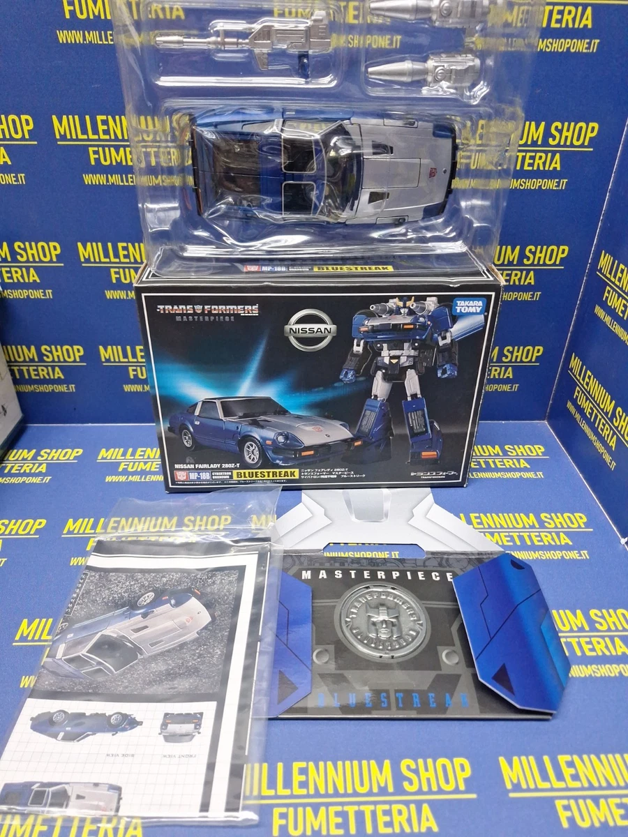 Mp-18b Bluestreak + Coin Transformers Obra Maestra Original Takara Tomy