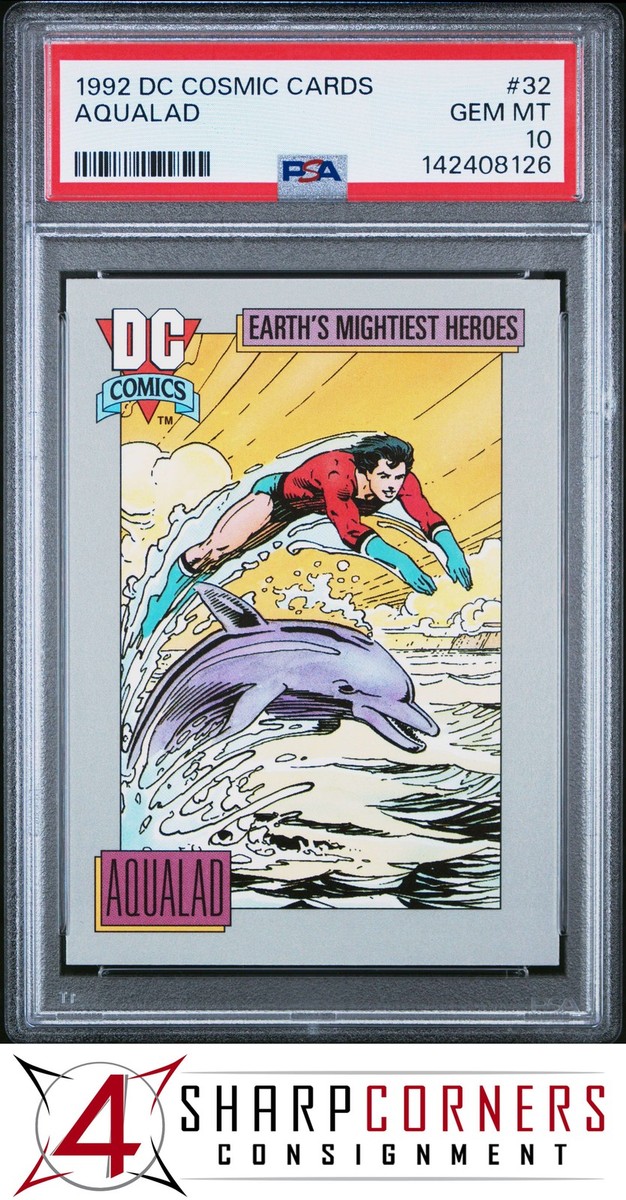 1992 DC COSMIC CARDS #32 AQUALAD PSA 10 | eBay