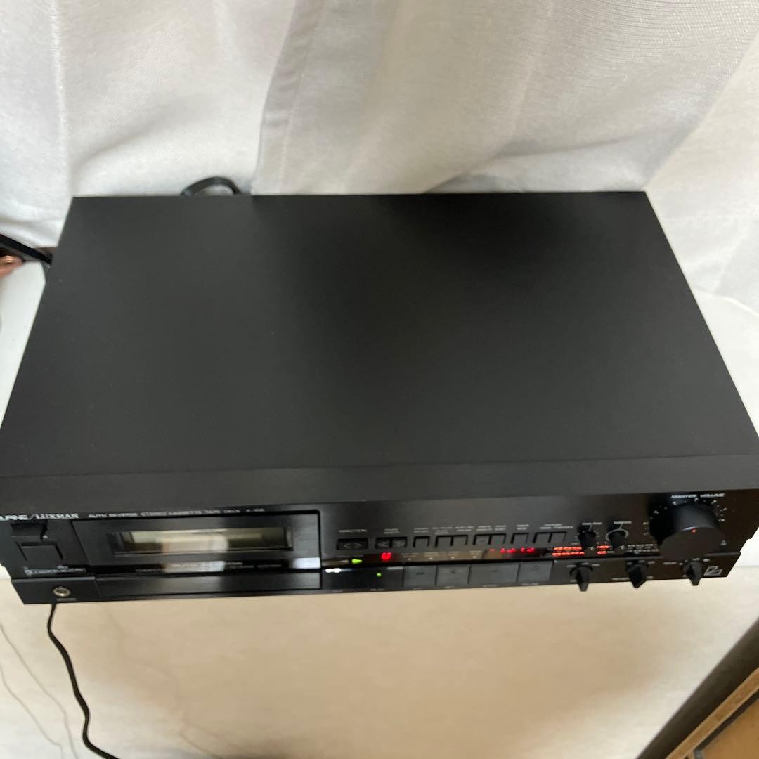 ALPINE LUXMAN K-106 Cassette Deck Auto Reverse Used Tested Working