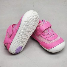 STRIDE RITE SM Apollo Sneakers Shoes Toddler SZ 6W Pink BG038302