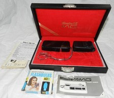 Vintage Minolta 16 MG Kit With Original Box Subminiature Camera