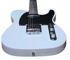 Custom 1970's Cozart TL-Style Vintage White Solid 6 String Electric Guitar