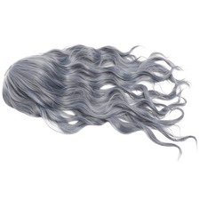 Long Wavy Synthetic Wig with Bangs for Festival Wedding Birthday Cosplay
