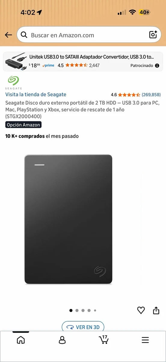 Las mejores ofertas en Seagate Expansion 2tb | eBay