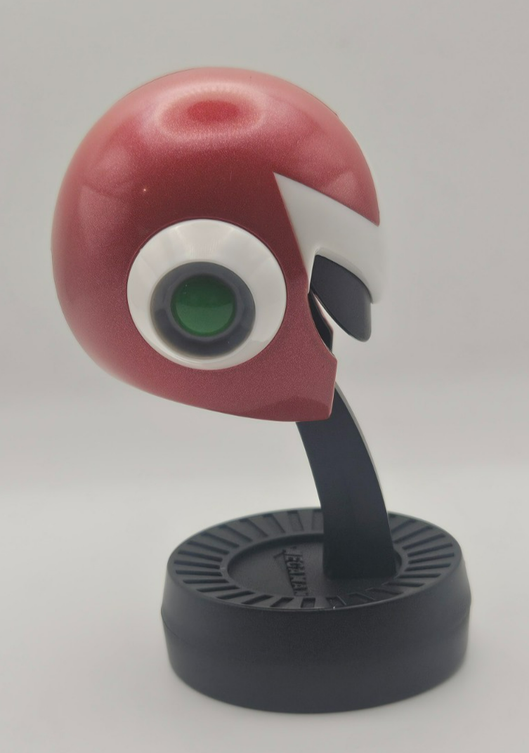 MEGA MAN MINI HELMET REPLICA EXCLUSIVE CAPCOM LOOT CRATE RED W
