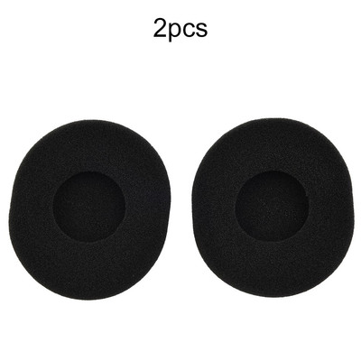 Neueste Headset Abdeckungen Schwarz 2 STÜCKE 75 Mm X 65 Mm Für Logitech H800