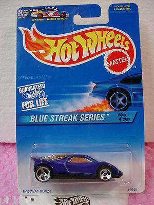 HW 1997 Hot Wheels SPEED BLASTER #576 variant  blue/ 3 spoke