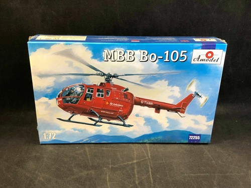 Amodel 72255 MBB Bo-105 Air Ambulance Helicopter model kit, 1/72 scale plastic - Picture 4 of 12