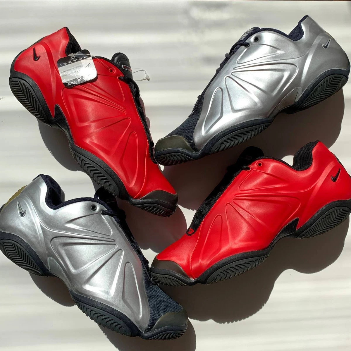 !DS 2002 Nike CourtPosite Andre Agassi Air Zoom Supreme Alcaraz Tenis US11-11.5