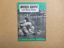 MODEL SHIPS AND POWER BOATS MAGAZINE- AUGUST 1953