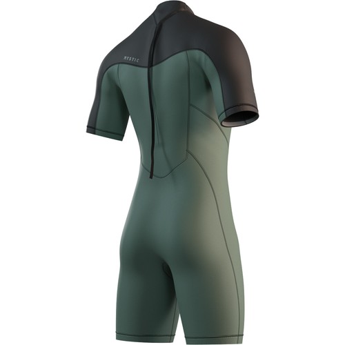 Mystic BRAND 3/2mm Back-Zip Shorty Neoprenanzug - Dark Olive 250035 - Bild 2 von 4
