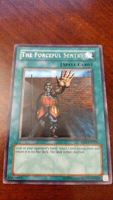 Yugioh The Forceful Sentry DB1-EN029 Rare  Unlimited Edition MINT NM Nevr Played