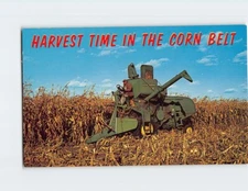 Postcard Harvest Time In The Corn Belt