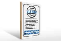 Holzschild Spruch 30X40Cm Firma Eltern Gmbh 24 Std TäGlich