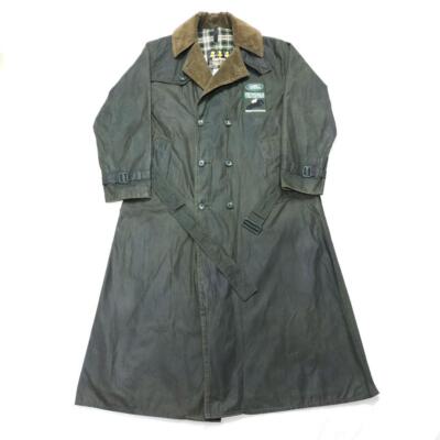 90s Barbour Trench Coat Land Rover C36 Sage Oilskin | eBay 90s Barbour Trench Coat Land Rover C36 Sage Oilskin | eBay