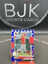 2022 Panini Donruss Baseball Jesse Winker Base #185 Independence Day Parallel
