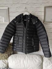 Ilse Jacobsen Hornbæk Waterproof Quilted Rain Coat, Black Rrp £280 Sz 34, Uk 8