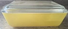Vintage YELLOW Pyrex 1 1/2 QT. 0503  Refrigerator Casserole Dish w/ Lid 503-c