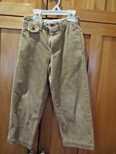 Boy GAP TAN KHAKI FORMAL DRESSY OR CASUAL CORDUROY PANTS EUC 5