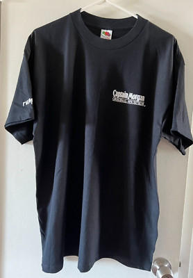 Vintage Captain Morgan Original Spiced Rum Fruit Of The Loom T-Shirt Size XL