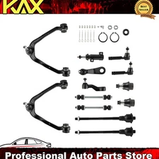 Set 13 Front Upper Control Arm Ball Joints Tie Rod For Chevrolet Tahoe GMC Yukon