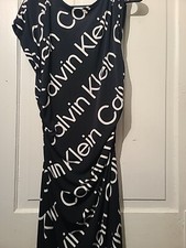 Calvin Klein Dress Size 14 Womens Stretch Knit NWT Reg $99