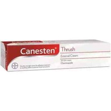 Canesten 2% Thrush Cream Pack of 2 20g | Relieves Symptoms of Thrush & Itchiness
