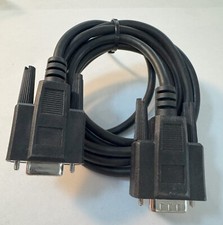 DB15 15 Pin M/F Serial Cable - 6' - Black