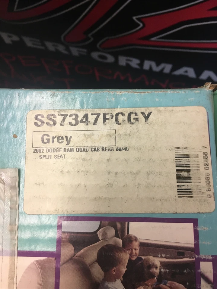 Fundas de asiento trasero gris Covercraft 2002-2003 Dodge Ram 1500/2500/3500 SS7347 piezas Foto 2 de 3