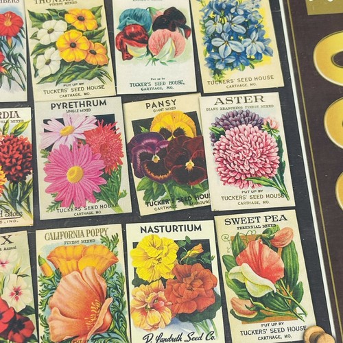 Vintage Flower Seed Packets Collage 1000 Pieces Puzzle D Toys Romania Garden - Picture 13 of 15