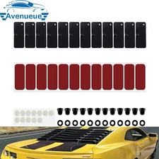 Rear Window Louvers Hardware Kit Fits for Ford Mustang Dodge Challenger Camaro
