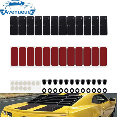 Rear Window Louvers Hardware Kit Fits for Ford Mustang Dodge Challenger Camaro