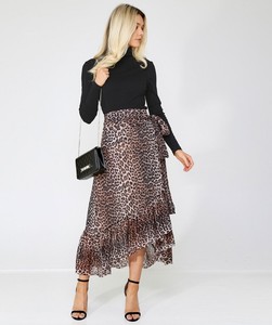 zara leopard maxi skirt