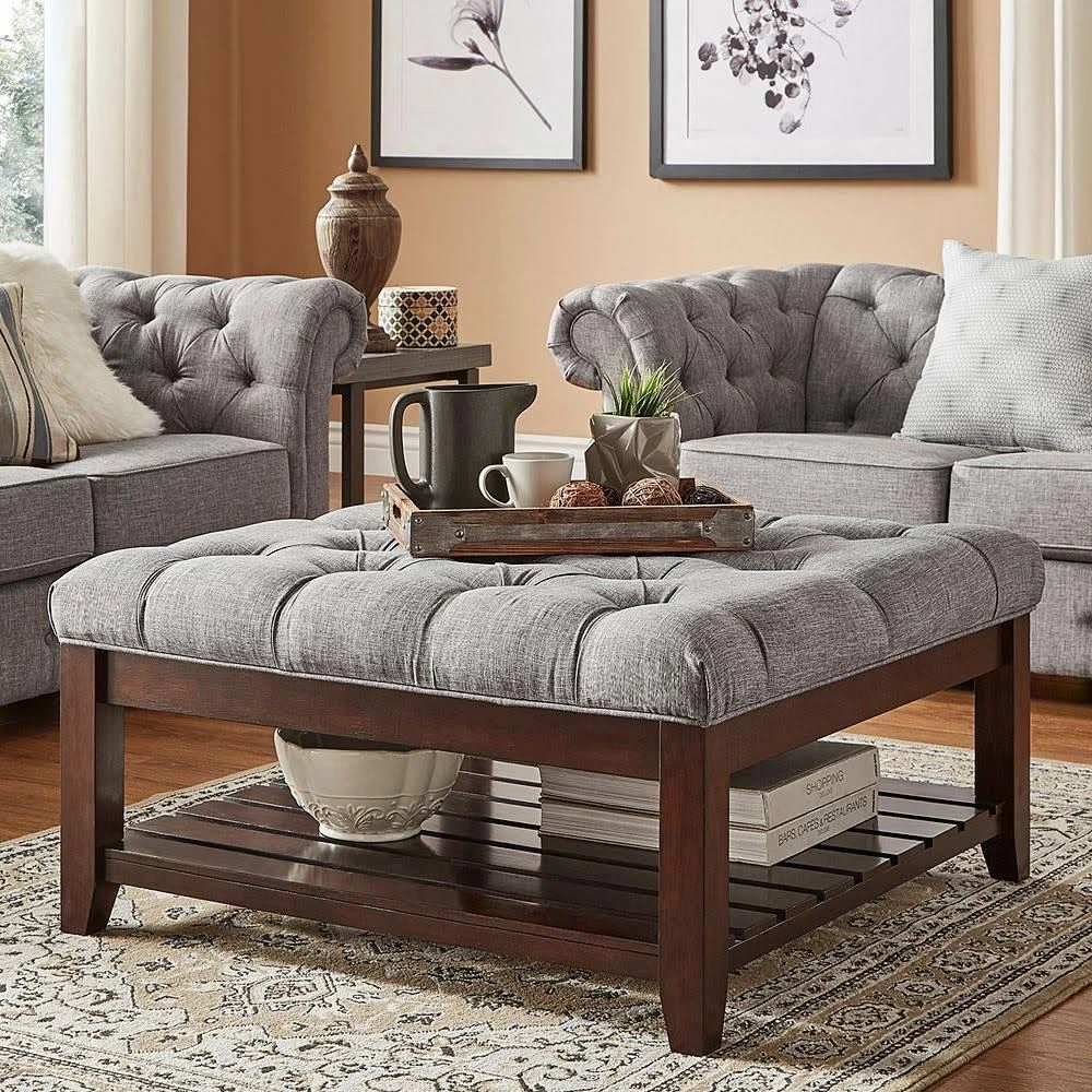 Large farmhouse ottoman online