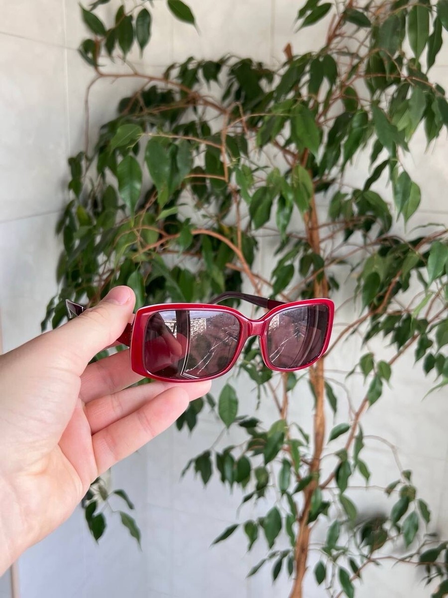 Thierry Mugler Red Star Square Sunglasses Vintage | eBay display picture 1