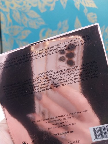 Ace Beaute Ultimate Sculpt Face Cream Contour Bronzing Makeup Palette NEW - Picture 7 of 8