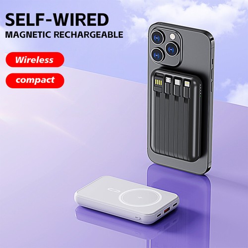 20000mAh Magsafe Powerbank Magnetic Battery Wireless Charger For iPhone 16-12 - Picture 14 of 28