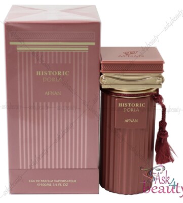 Afnan Historic Doria By Afnan 3.4/3.3 oz Edp Spray For Unisex New In Box
