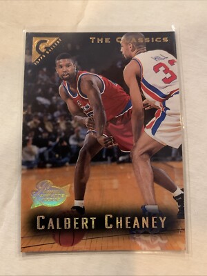 CALBERT CHEANEY 1995-96 TOPPS GALLERY PLAYERS PRIVATE ISSUE #87 BULLETS