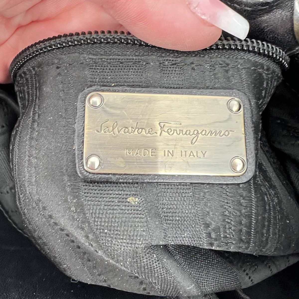 Salvatore Ferragamo｜CROSSBAGS (212193 749021) SALVATORE FERRAGAMO $2500 Medium BOXYZ BAG Scandinavian Sky