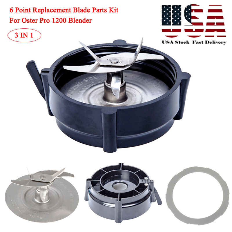 IN1 Replacement Blade w Jar Base Bottom Cap Kit For Oster Pro