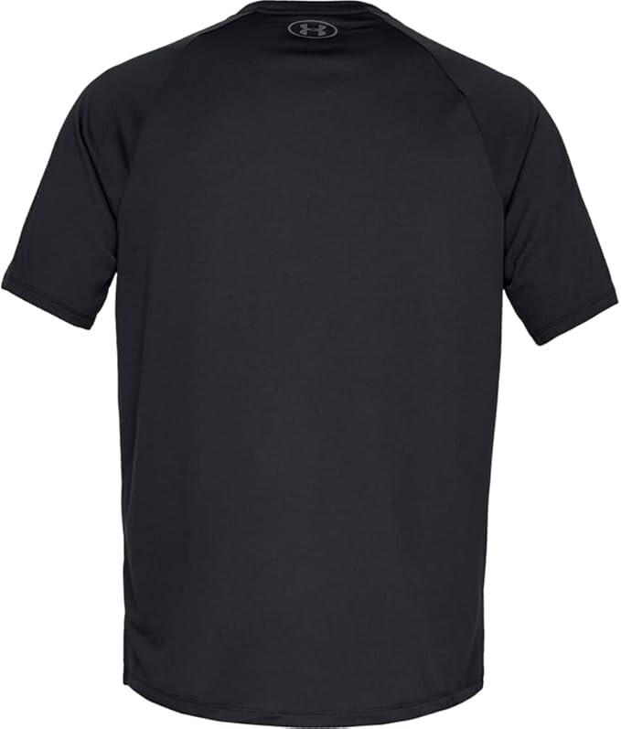 New Mens Under Armour XL Black Tech 2.0 V-Neck Short-Sleeve Shirt