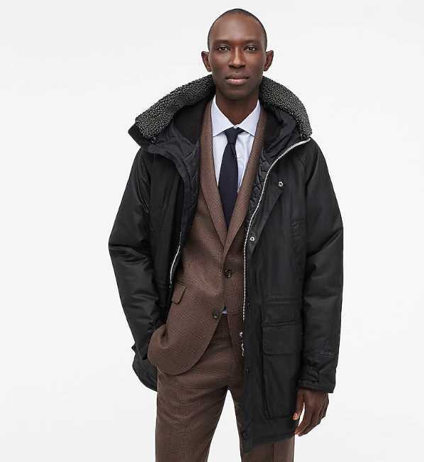 barbour fenton wax jacket