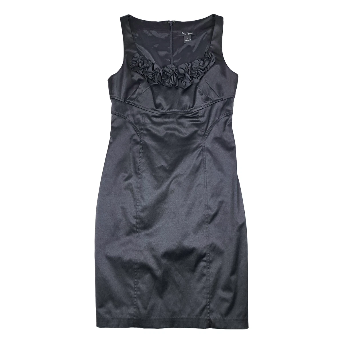 chinese dress ladies White House Black Market Black Crochet Halter Dress Size 4   alineconsignment