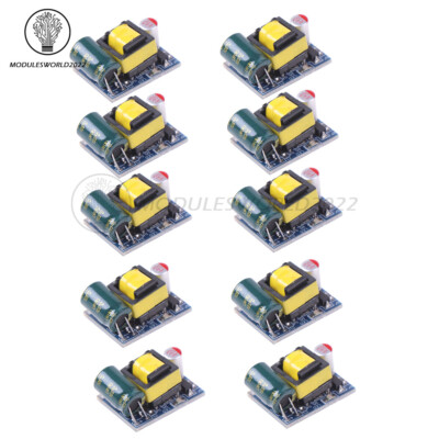 10PCS Mini AC-DC 110V 120V 220V 230V To 5V Converter Board Module Power Supply