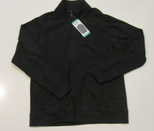 BENCH Black Knit Full Zip Jacket Size Medium M NWT Mens