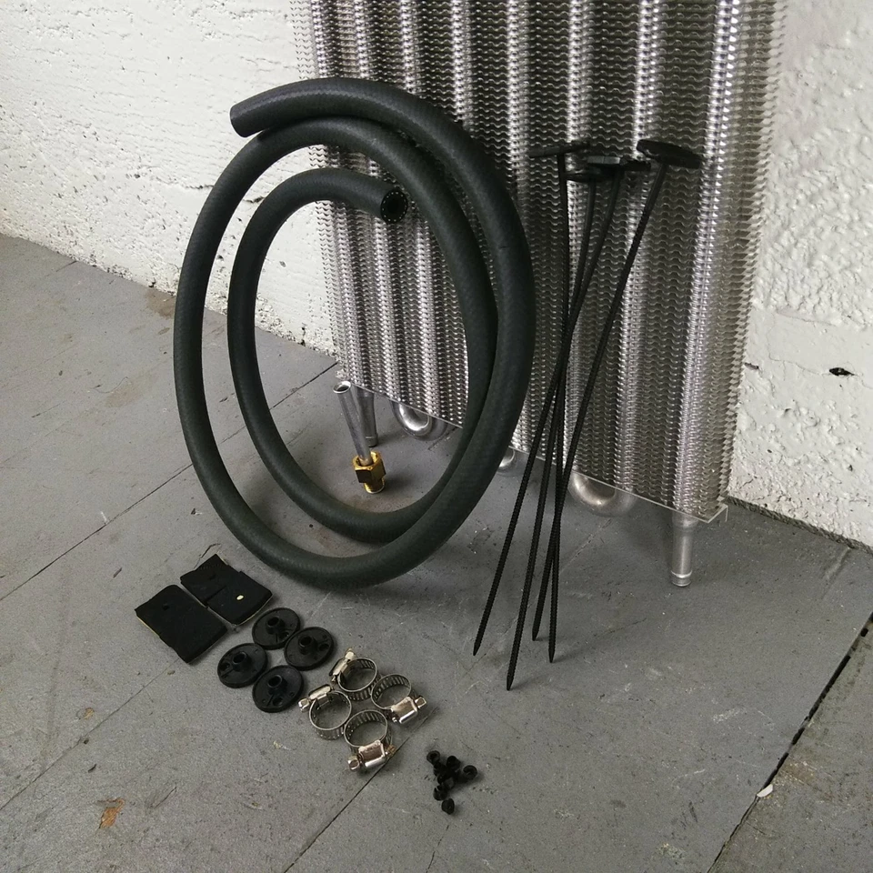 1949-54 Chevy Bel Air 8-Row 15" Transmission Trans Oil Cooler 210 V8 sbc gm 283 - Image 2 of 4